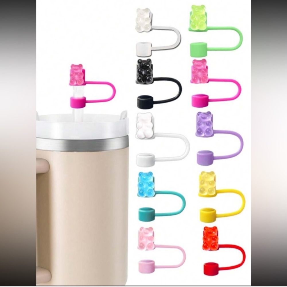 Cute Gummy Bear straw cover - Picture 3 of 3